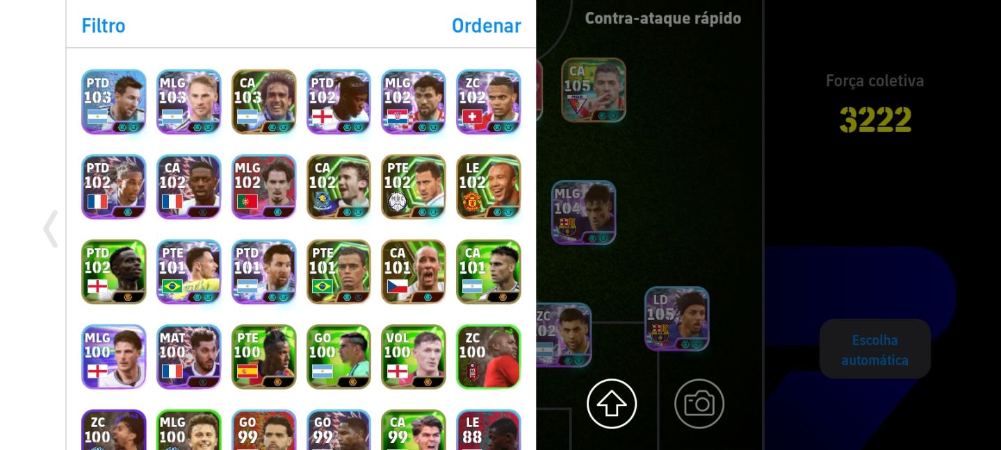 Conta eFootball 3220+ Novo HAZARD Prime do Chelsea +Companhia