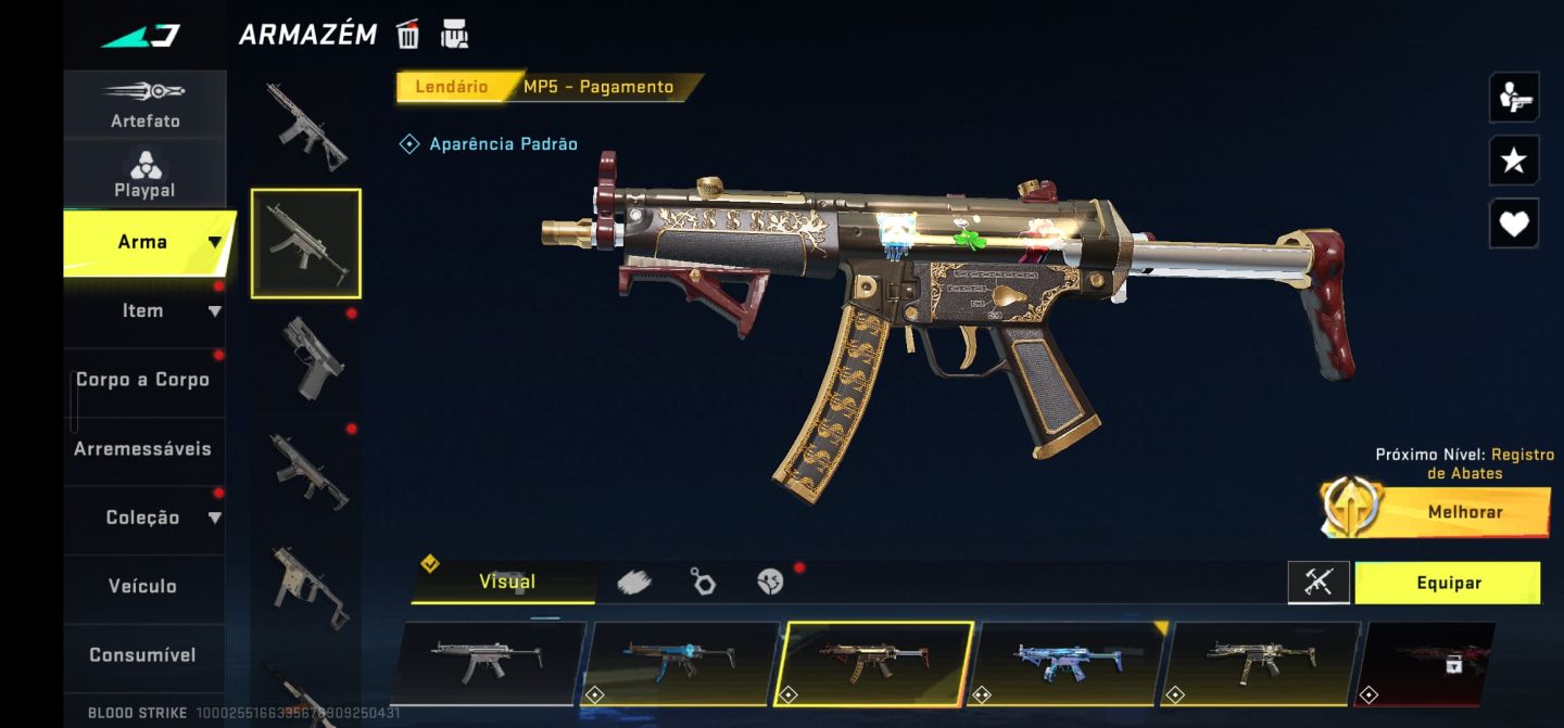 Conta Com Skin RARA P90