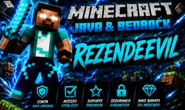 CONTA DE MINECRAFT FULL ACESSO
