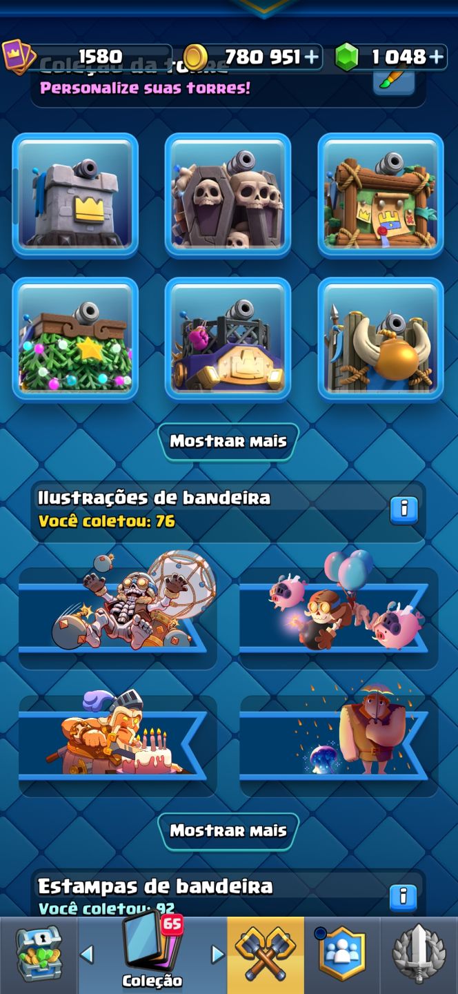 Conta de clash royale gemada barata