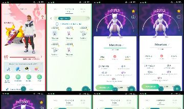 LVL 60 | 18 SHINY | 3 Mewtwo | 1.7M STARDUST | SEGURO | ENTREGA RÁPIDA | F104