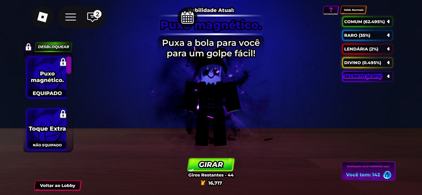 Conta super boa de Roblox
