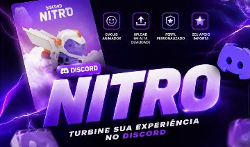 78% DE DESCONTO! DISCORD NITRO 1 E 3 MESES!!!!!