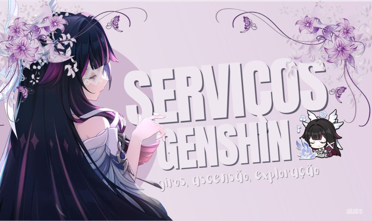 SERVIÇOS GENSHIN IMPACT - MELHORES PREÇOS !!