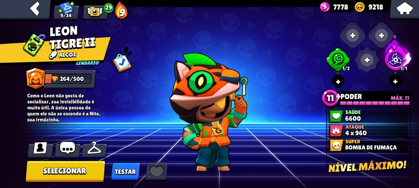 Conta Brawl Stars ultra gemada com quase todos os brawlers!!!