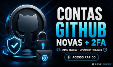 CONTA GITHUB NOVA + EMAIL + 2FA | ACESSO COMPLETO