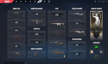 CONTA VALORANT, VARIAS SKINS/ LEVEL 272, ELO MAXIMO DIMA 2