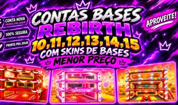 CONTAS BASES REBIRTH COM SKIN DE BASE