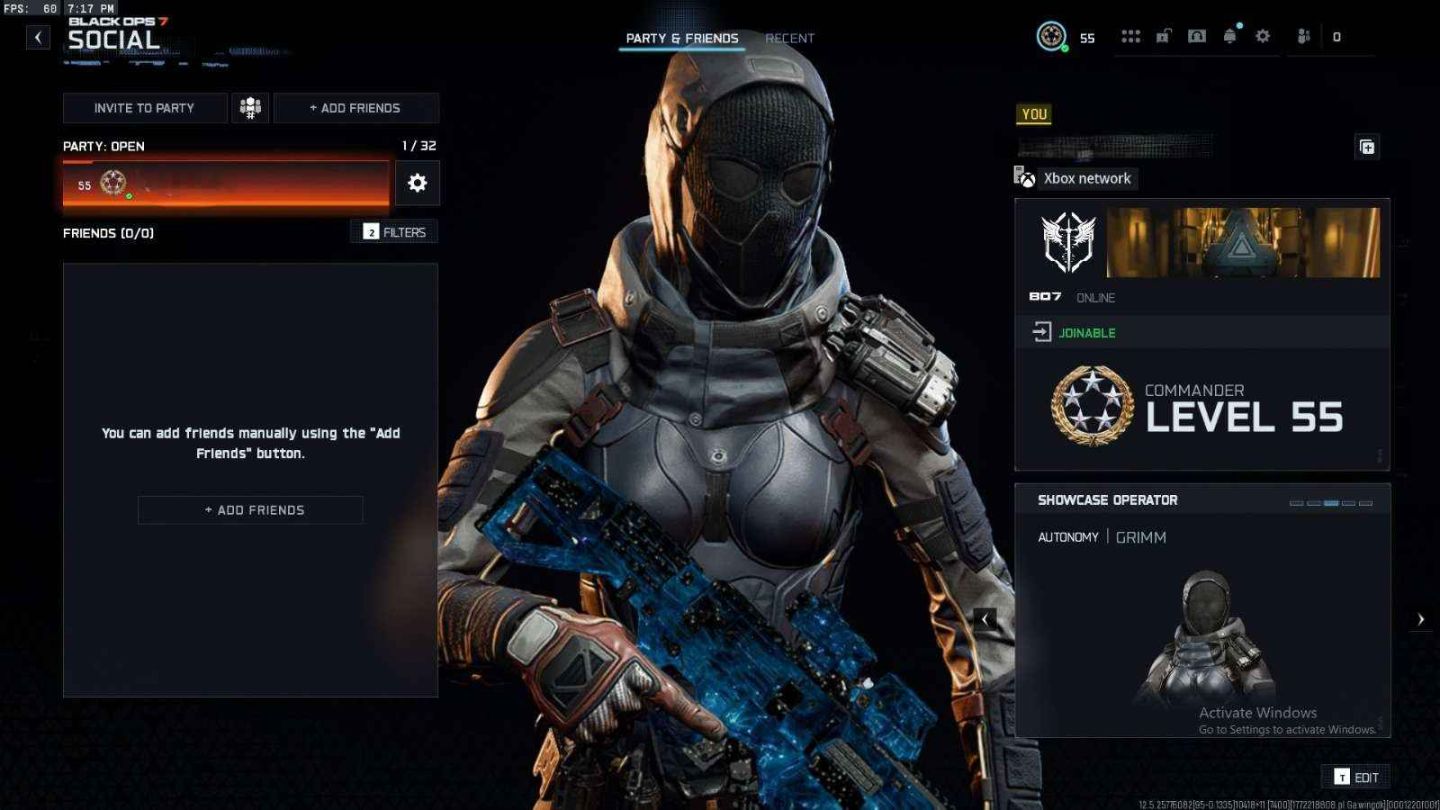 CONTA BLACK OPS NIVEL 55 + 30 CLAMUFAGEM SINGULARITY MELHOR PREÇO DE MERCADO