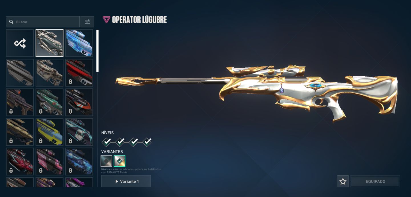 CONTA NIVEL 252 COM VÁRIAS SKINS (FULL ACESSO)