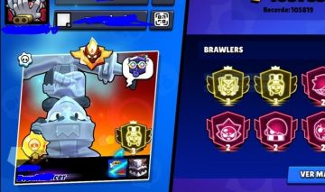 Conta Brawl Stars Full | 105K+ Troféus | Rank 35 | Prestígio 94