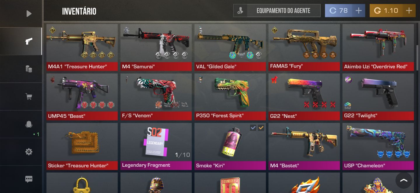 Conta Standoff 2 Recheada
