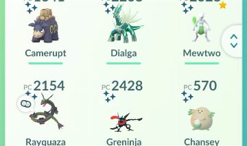 CONTA FULL DE POKEMON GO COM VARIOS SHINYS