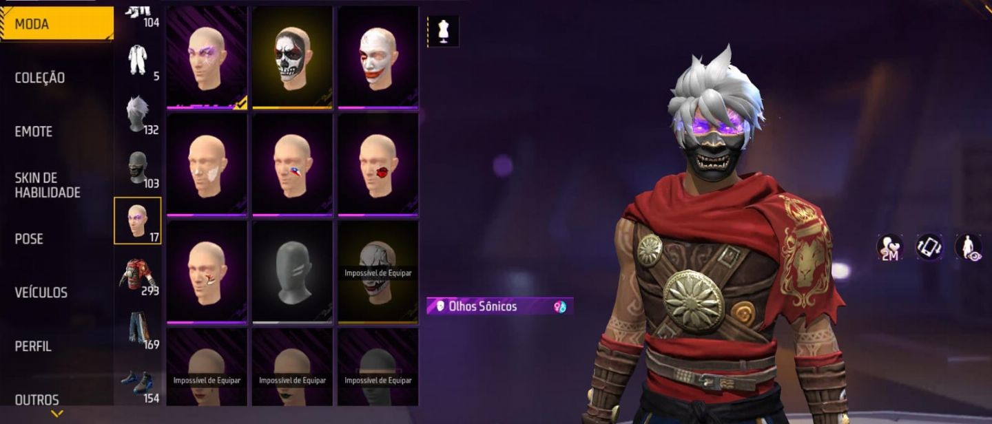 Conta free fire com punho e skins raras PROMOÇÃO