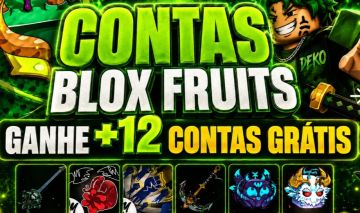 (KITUSNE 2,90) Contas Blox Fruits, Roblox //Mais de 50 Tipos de Conta!