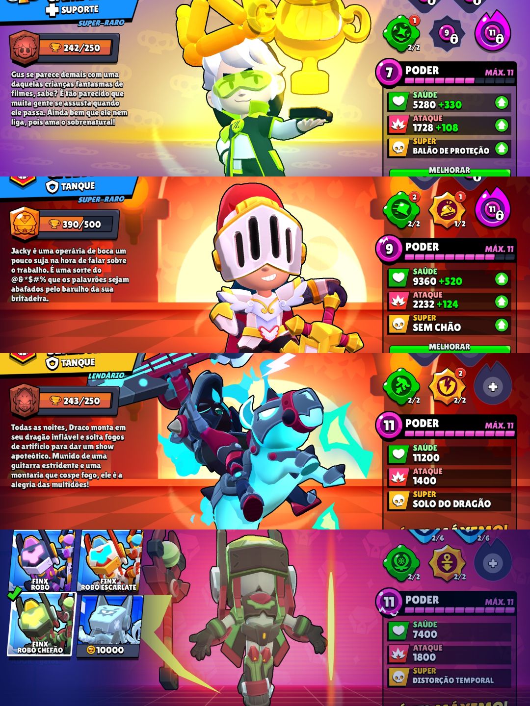 Conta Full mais de 500 Skins 44 Lendárias e 44 míticas vejam fotos e descrição