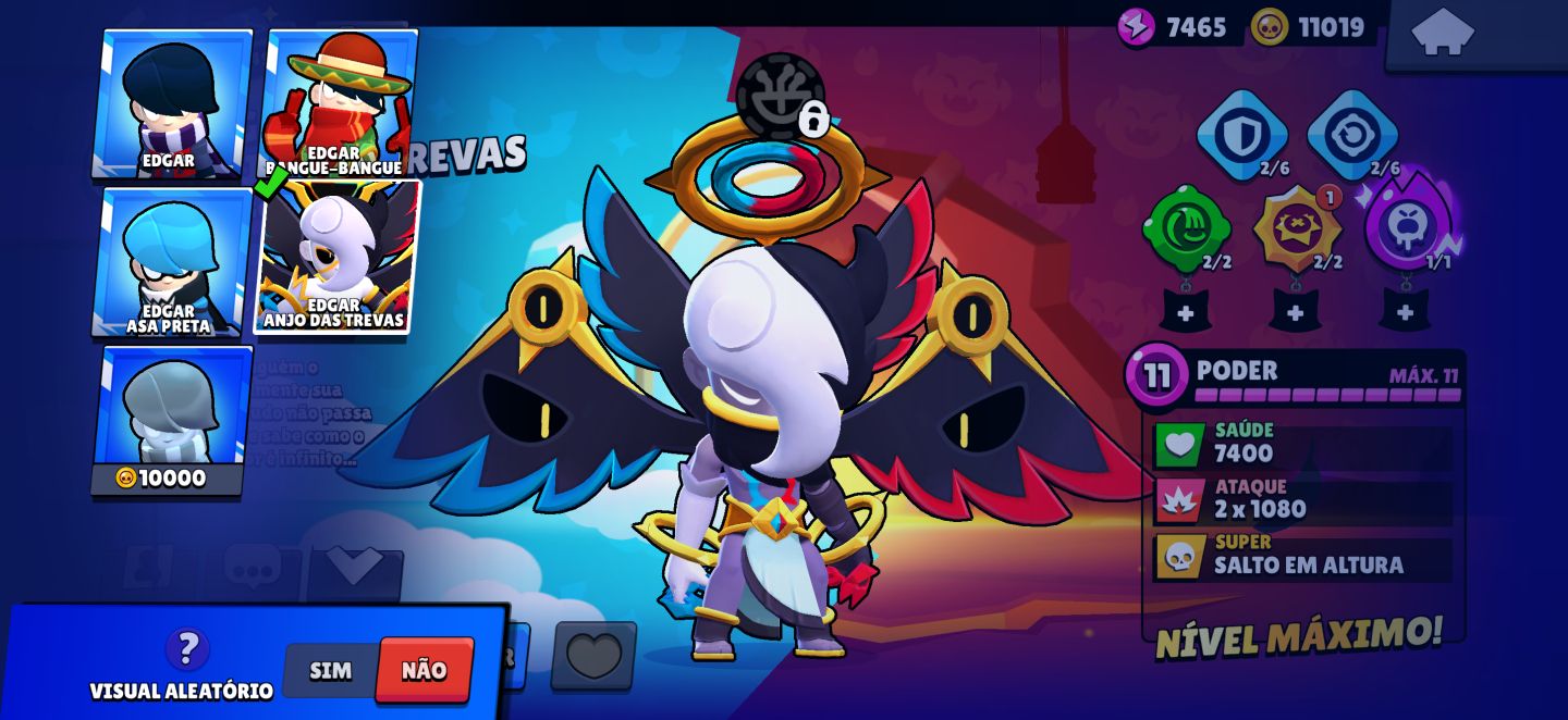 Conta boa de brawl Stars com muitos brawlers e skins