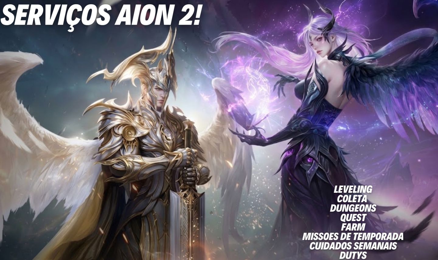 Serviços AION 2 Global - Leveling, masmorras, coletas, farms, 1400gs e mais!