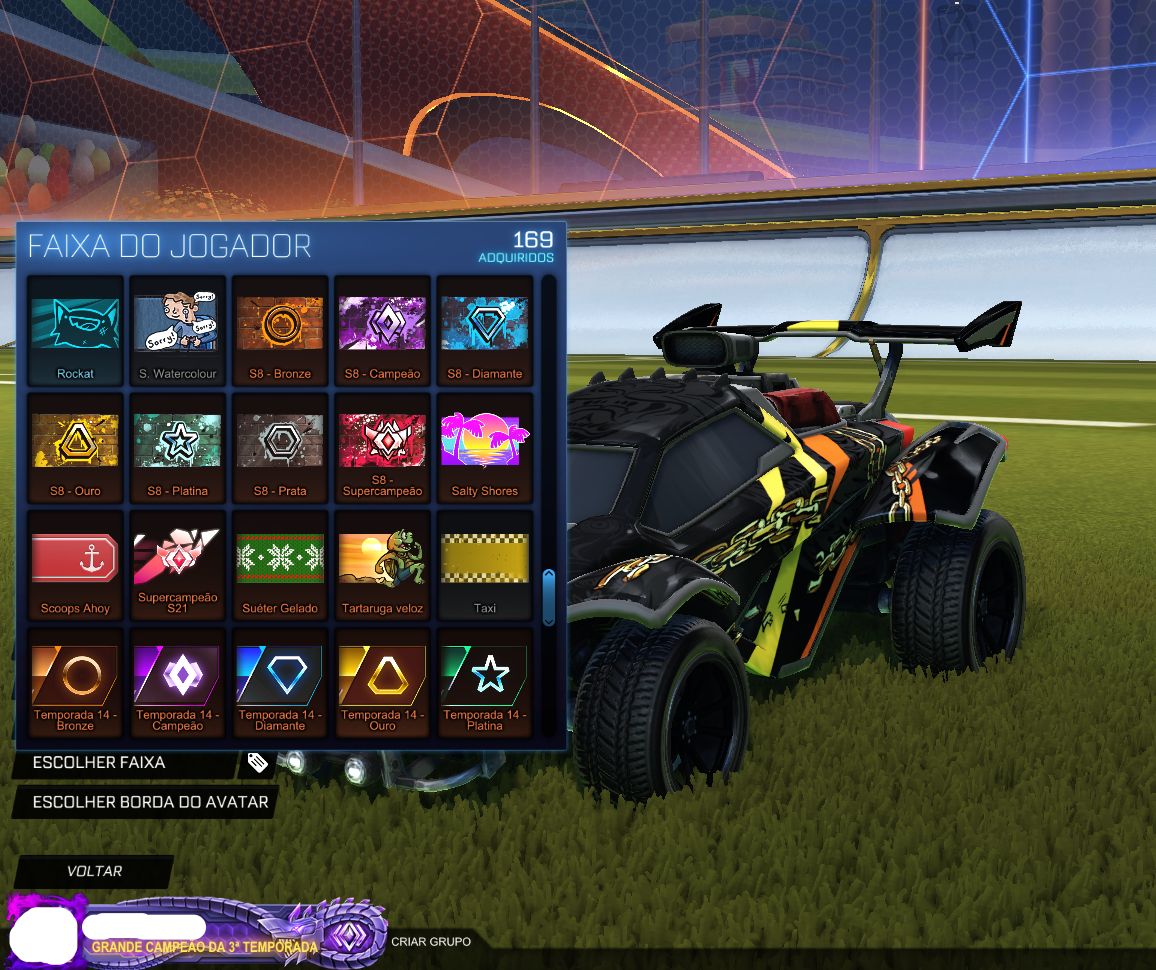 Conta Rocket League 2016 + GC + Créditos + Itens