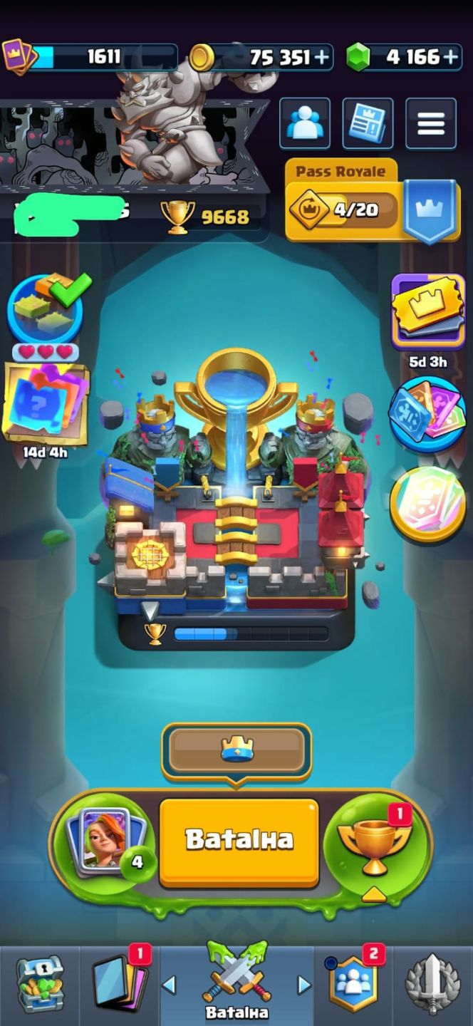 Conta Clash Royale, brawlstars e Clash of clans