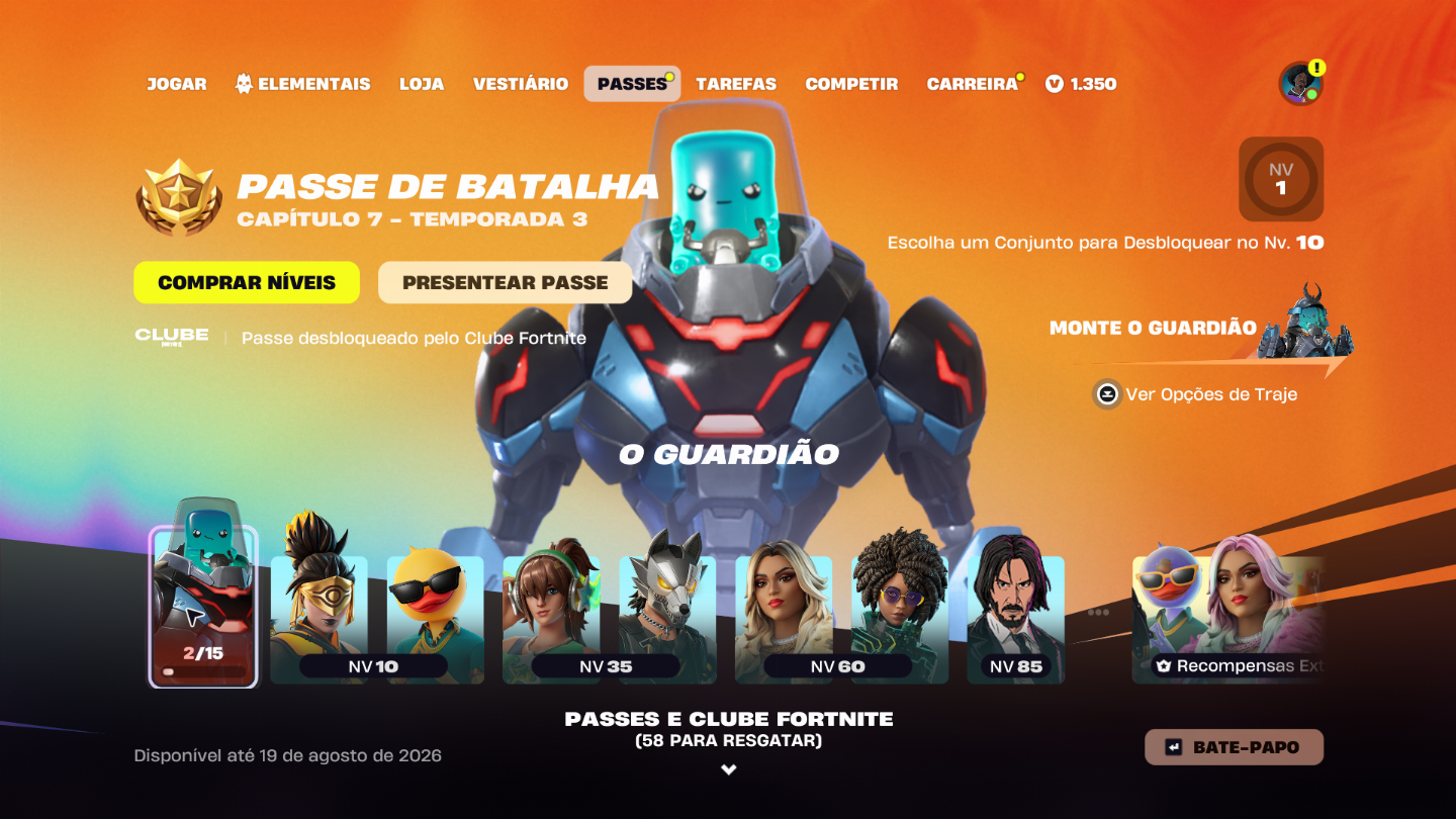CONTA DE FORTNITE COM SKINS TRYHARD E CLUBE FORTNITE