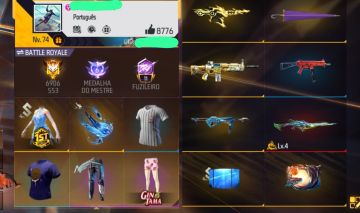 Conta Free Fire Gemada - PRIME 6 - NVL74