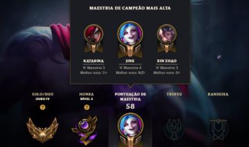 LEVEL 40 | 4 SKINS 46 CHAMP | OURO 4 | FULL ACESSO | UNICO DONO | 70% WINRATE