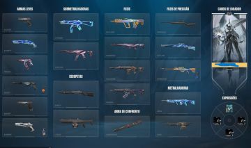 CONTA VALORANT PERMANENTE | SKINS DE ARMAS + FACAS