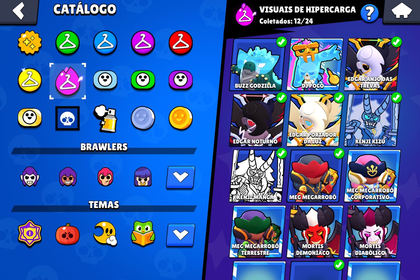 CONTA RARA, 148K TROFEUS +600 SKINS,FAMA ALIEN II, FULL BRAWLERS, FULL BUFFIES