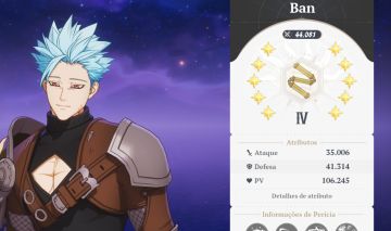Conta Seven Deadly Sins Origin - Ban P10 e Eliza P10, skins e mais 33k gemas