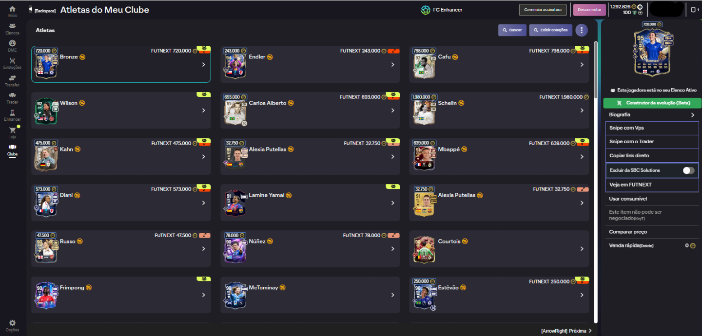 Conta FC 26 PC , 1,2KK EM CAIXA + TIME TOP