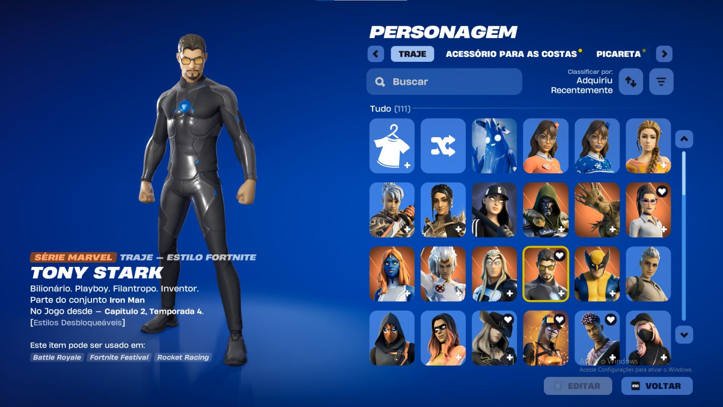 CONTA DE FORTNITE BARATA COM TRAVIS SCOTT E OUTRAS SKINS TRYHARDS FULL ACESSO