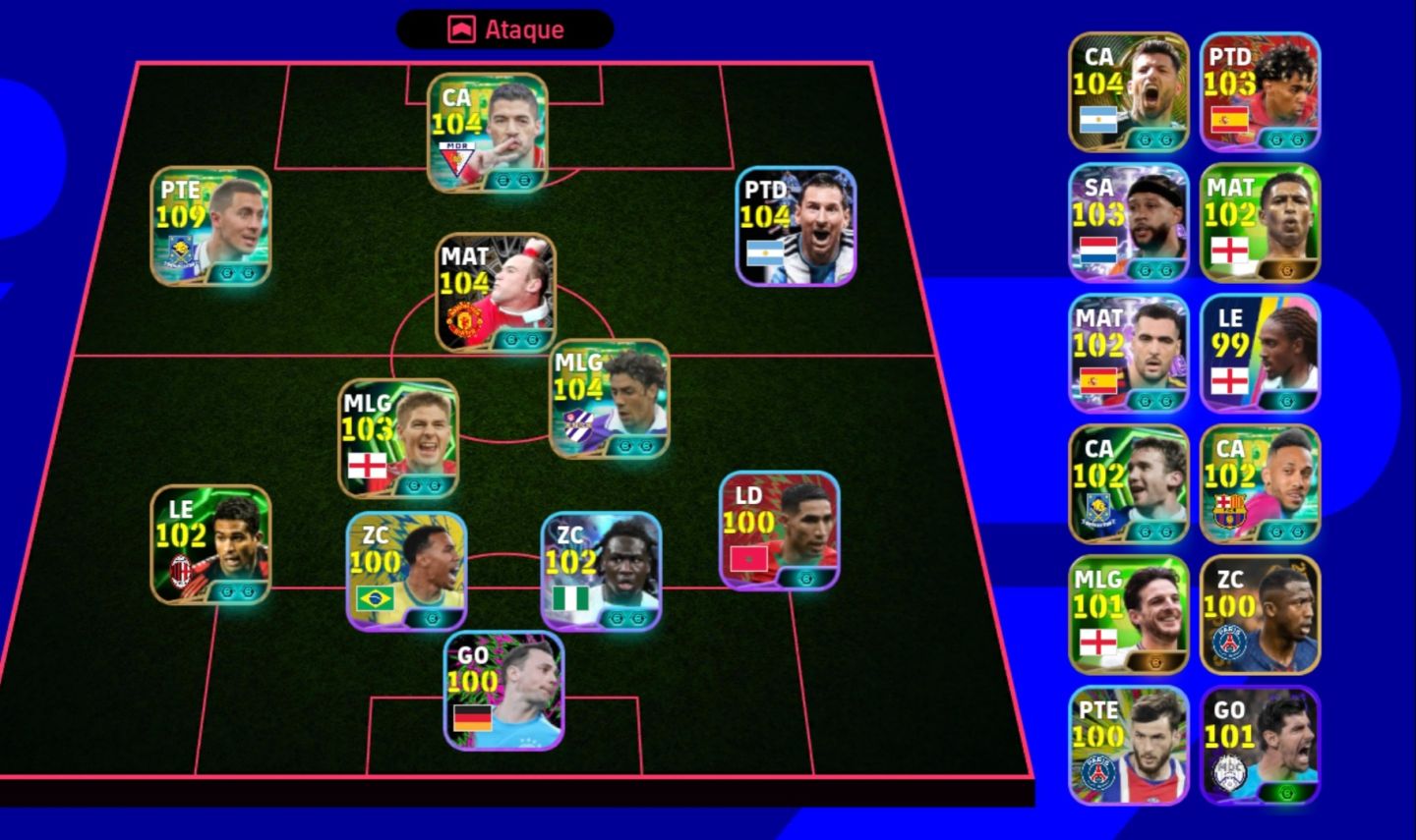 CONTA EFOOTBALL COM EPICOS E ETC..