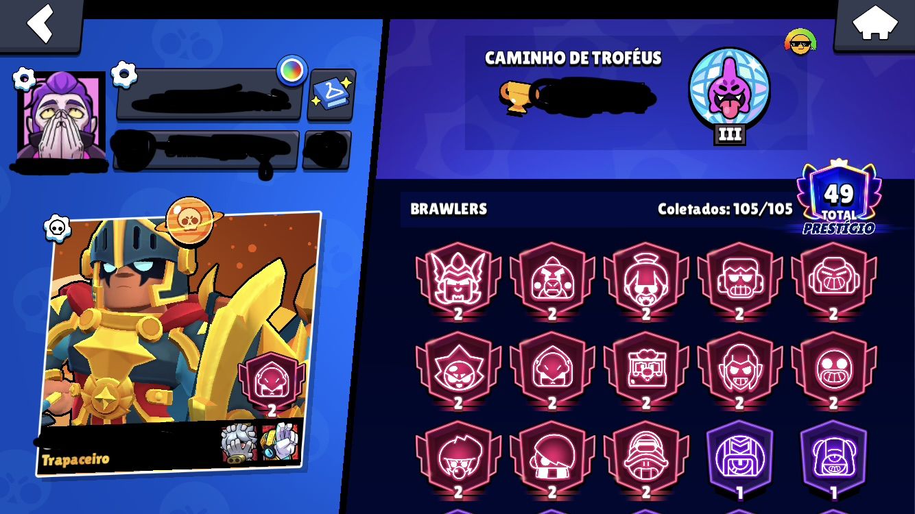 Conta Brawl Stars Gemada 84K + CV 14 CLASH OF CLANS