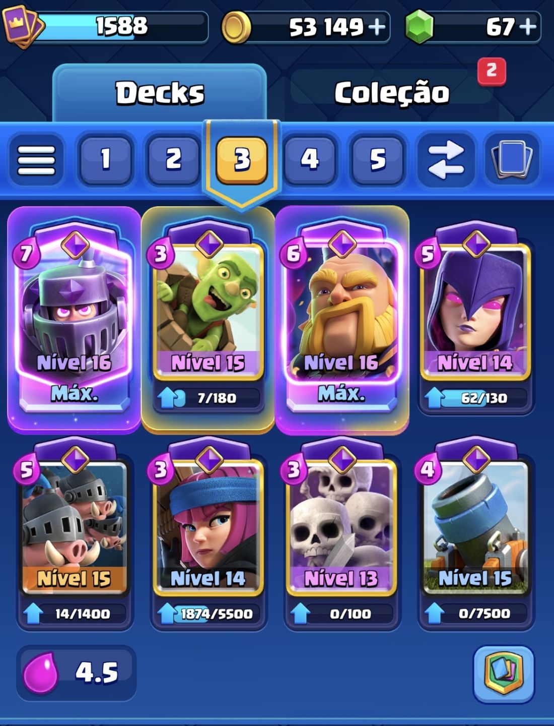 Conta Clash royale +2 BRINDES (Leia a descrição)
