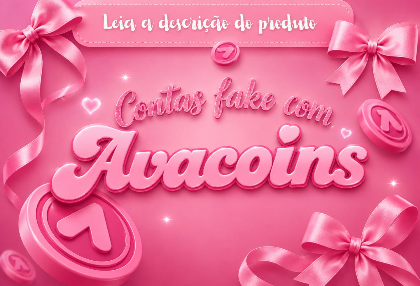 Contas fakes com avacoins