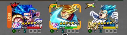 DB LEGENDS, UL TRUNKS, LR VEGETO,UL GOGETA SSJ BLUE + LFS