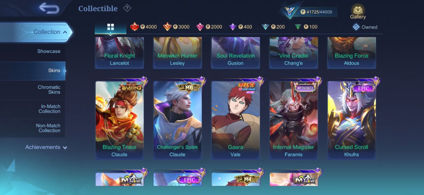 Conta mobile legends