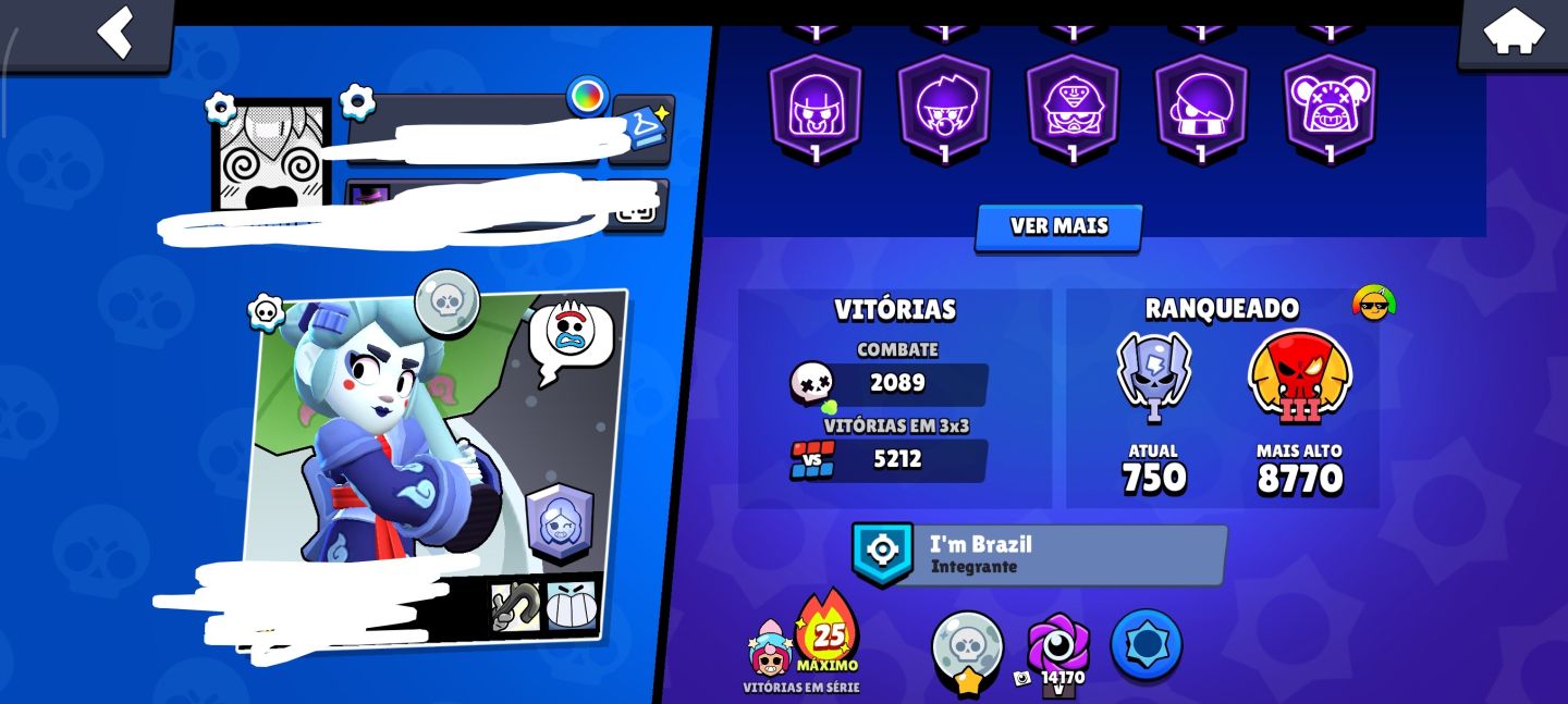 BRAWL STAR| 37.987 Troféus |107 Brawler | Muitos Poder 11 | Conta Completo