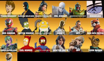 Conta de fortnite skins tryhard raras