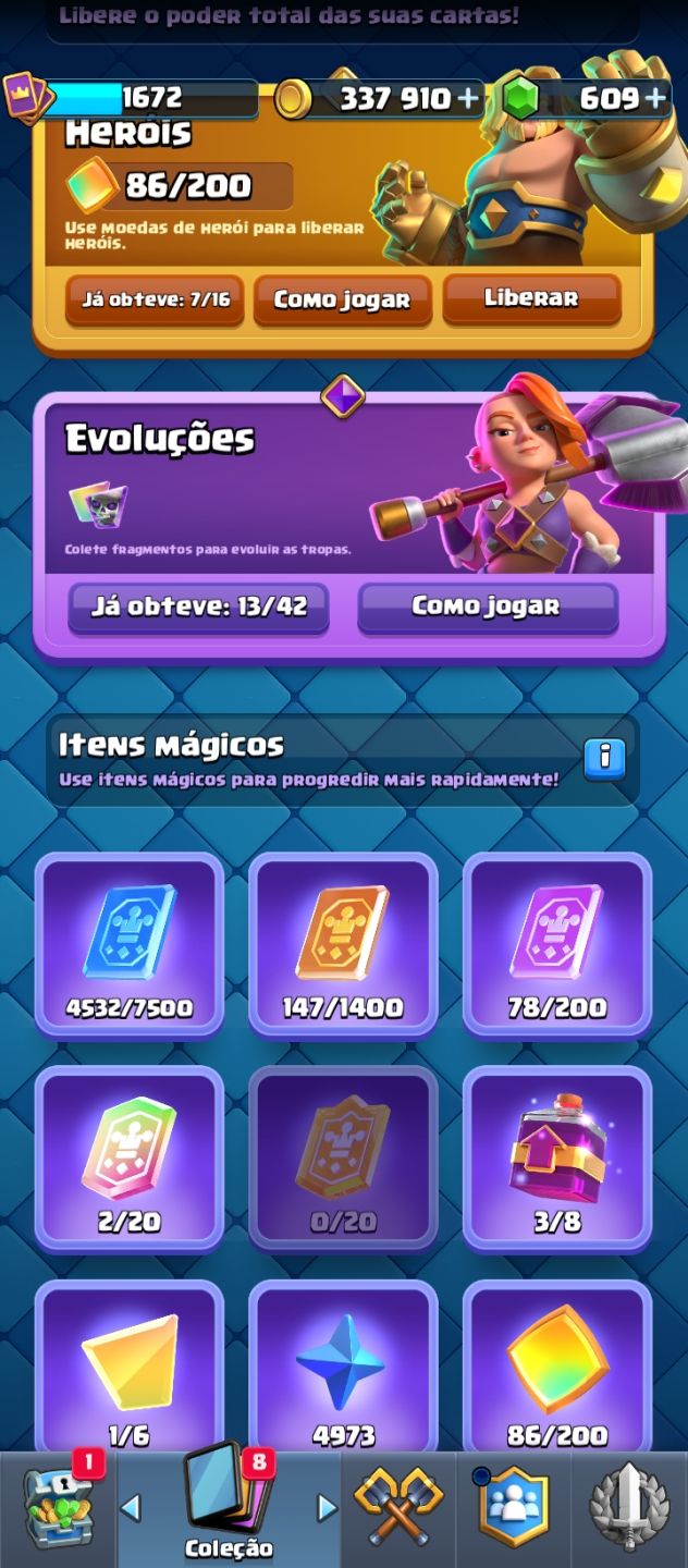 Conta Supercell Clash of clans e Clash royale