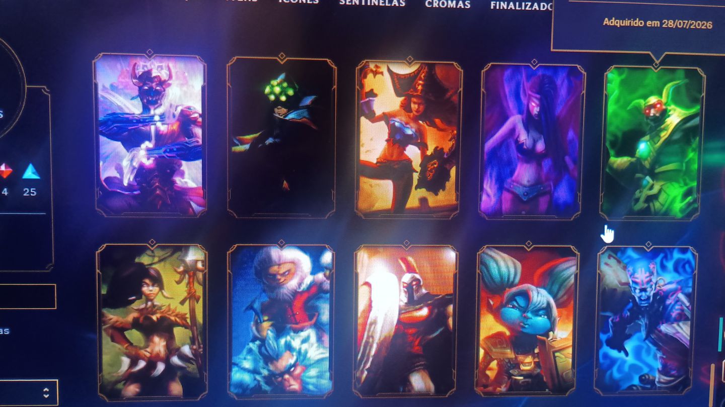 Conta Full acesso 97 skins incluindo mordkaiser sahn uzal 56 mil essência azul