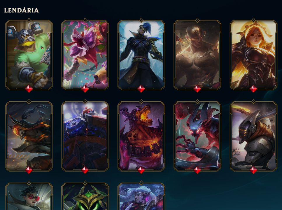 CONTA LOL | TODOS OS CAMPEÕES | PLATINA IV | 260 SKINS | +145K ESSÊNCIA AZUL