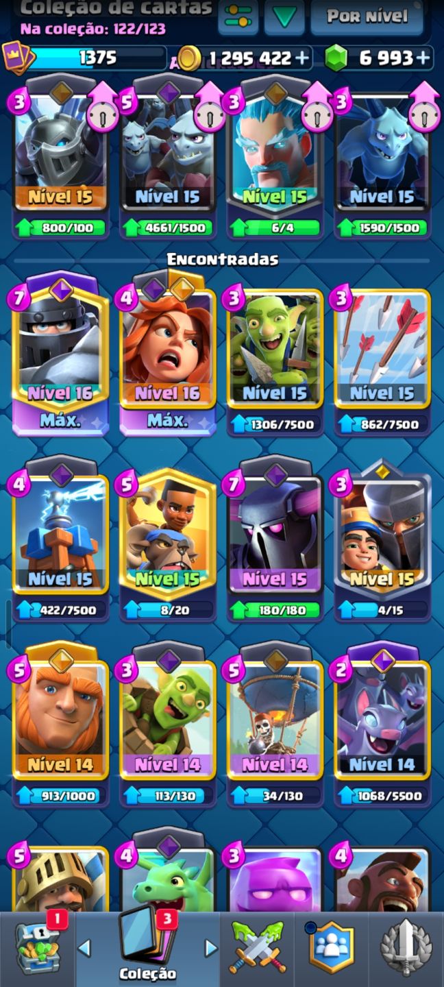 Conta Clash Royale 12k de troféus