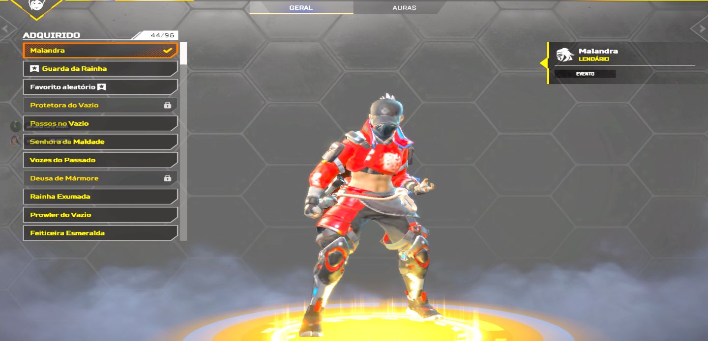 CONTA APEX LEGENDS RECHEADA DE ITENS COSMÉTICOS e 6 ITENS MÍTICOS