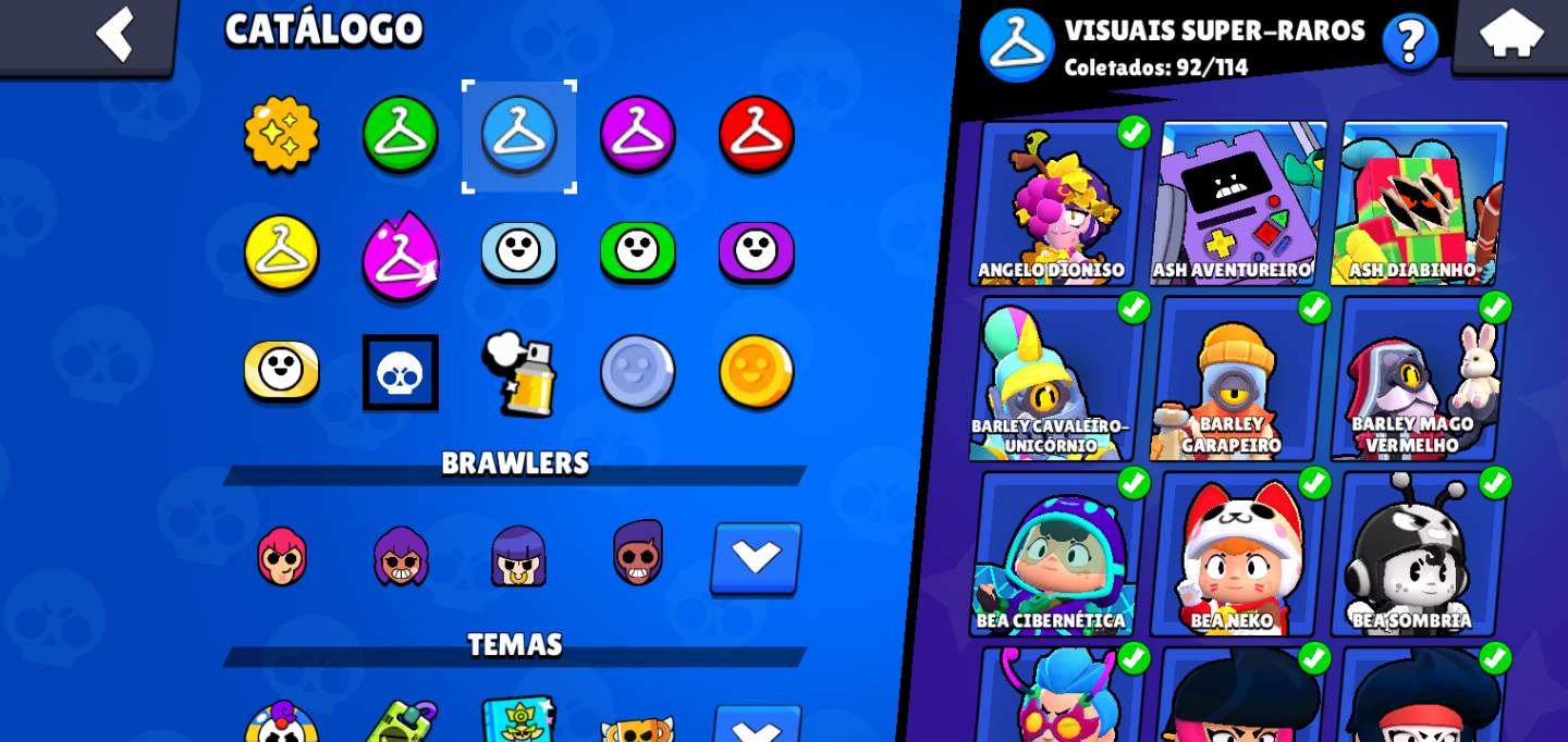 CONTA BRAWL STARS 106/106 COM 62K E MAIS DE 310 SKINS | NEGOCIO VALOR
