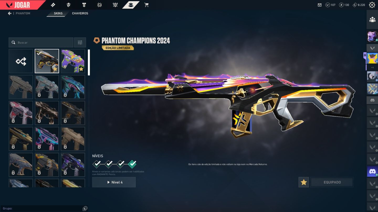 VALORANT | BUNDLE CHAMPIONS 2024 COMPLETO | 5 VANDALS + 3 FACAS