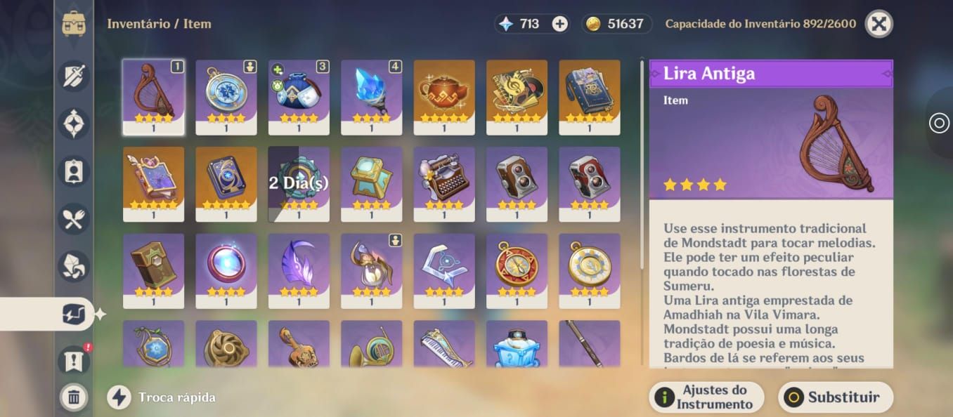 Neuvillette + assinatura + 7T5 + armas 5 estrelas Barato dms