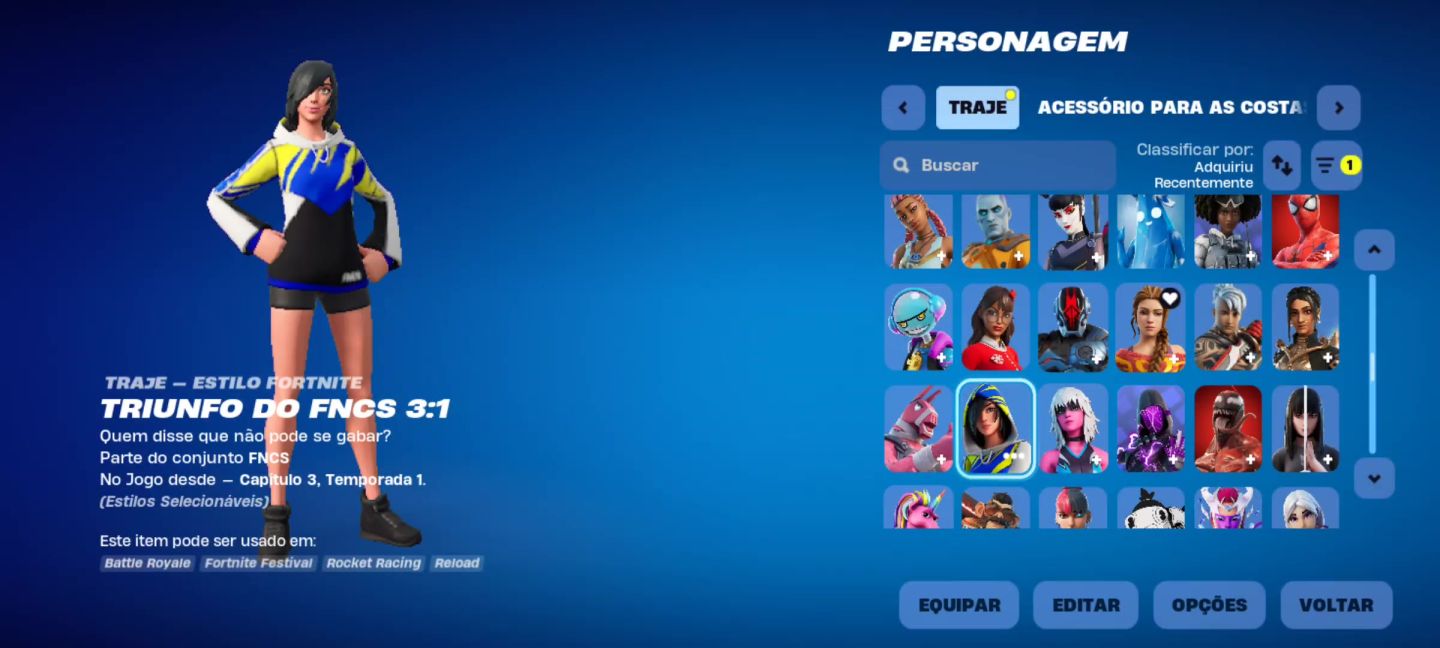 DONO ÚNICO Conta Fortnite OG 298 Skins+STWFundador+Todos Passes(olhar descrição)