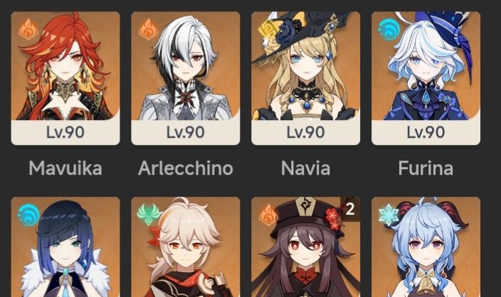 Conta Genshin AR 60 End Game, Conta Antiga + Personagens Meta